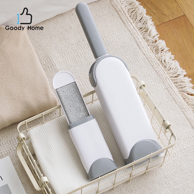 Goody Home แปรงทำความสะอาดเส้นผม ฝุ่นผง ตามเสื้อผ้า โซฟา พรม เบาะรถยนต์ มี 2 ขนาด ให้เลือก จำหน่ายแยกกัน – โปรปัง