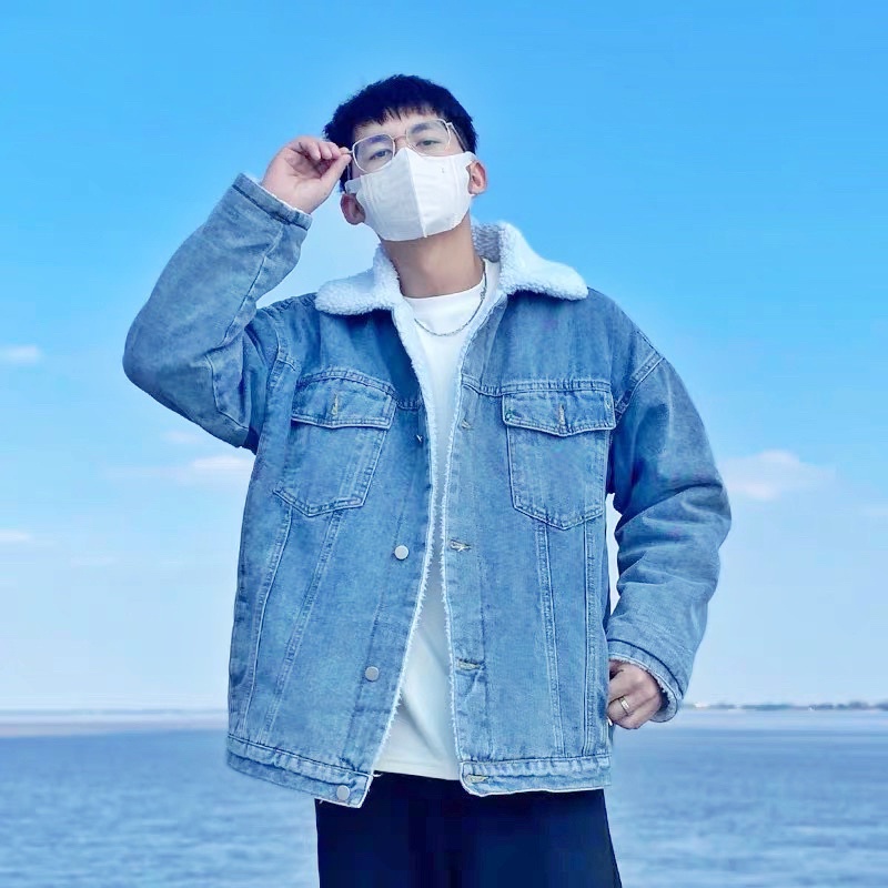 เเจ๊คเก๊ตยีนส์ทรงโอเวอร์ไซส์ Over Size Denim Jacket