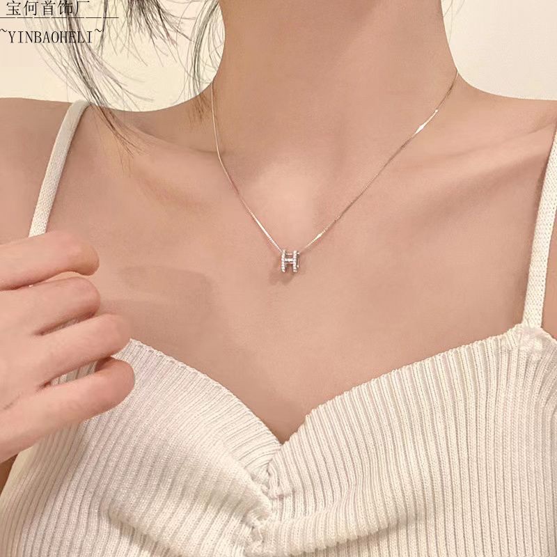 พร้อมส่ง สร้อยคอ ไม่คัน สไตล์เกาหลี สร้อยเงิน