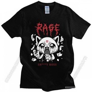 ขายดี!เสื้อยืดแขนสั้น พิมพ์ลายอนิเมะ Aggretsuko Aggressive Retsuko Karaoke Rage Mood สไตล์ญี่ปุ่น สําหรับผู้ชาย MAfgaa85