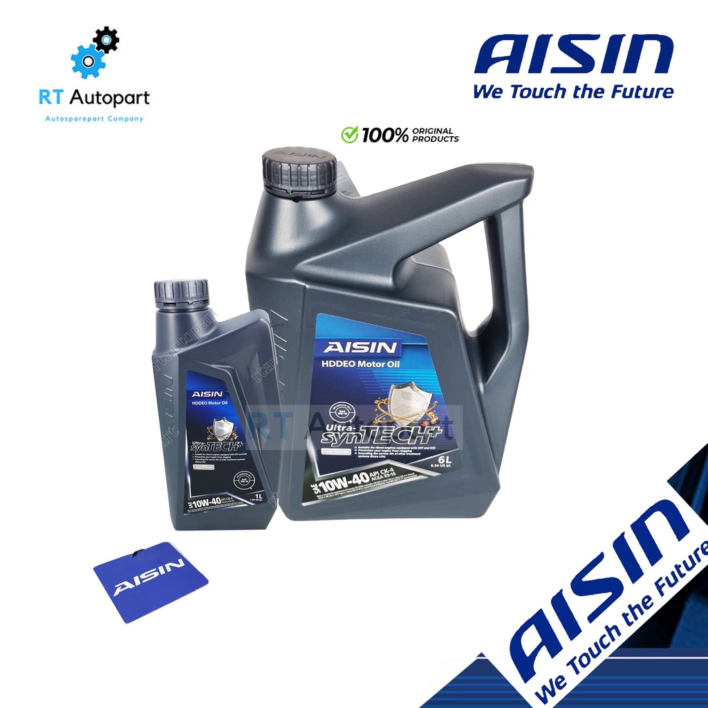 Aisin น้ำมันเครื่องสังเคราะห์ Aisin Ultra-synTECH+ HDDEO 10w40 / 10w-40 ดีเชล CK4 น้ำมันเครื่องสังเคราะห์ CK-4