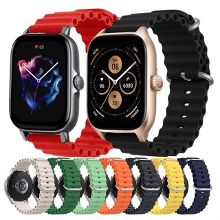 สายนาฬิกาข้อมือซิลิโคน สําหรับ สาย Amazfit Bip 3 Pro สาย Amazfit GTS / Amazfit GTS 2 / Amazfit GTS 3 / Amazfit gts 2 mini / Amazfit gts 4 mini สายนาฬิกา Amazfit bip u pro Strap / Samsung Galaxy Watch 4 สาย Galaxy Watch 5 Strap / Garmin venu Strap