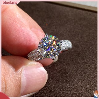 (bluelans 2) แหวนหมั้นแต่งงาน cubic zirconia