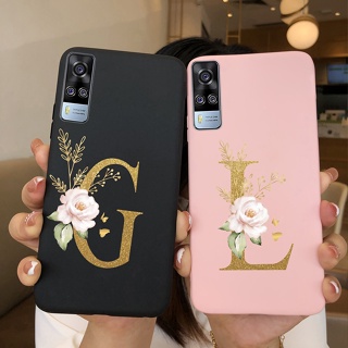 เคสโทรศัพท์ซิลิโคน TPU แบบนิ่ม ลายตัวอักษร สําหรับ Vivo Y51 2020 Case V2030 Y 31 51 51A Y31 V2036 Y51 Y51A