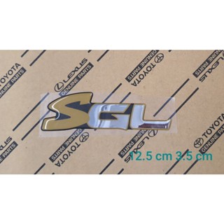 สติกเกอร์ SGL ของแท้ Toyota MightyX