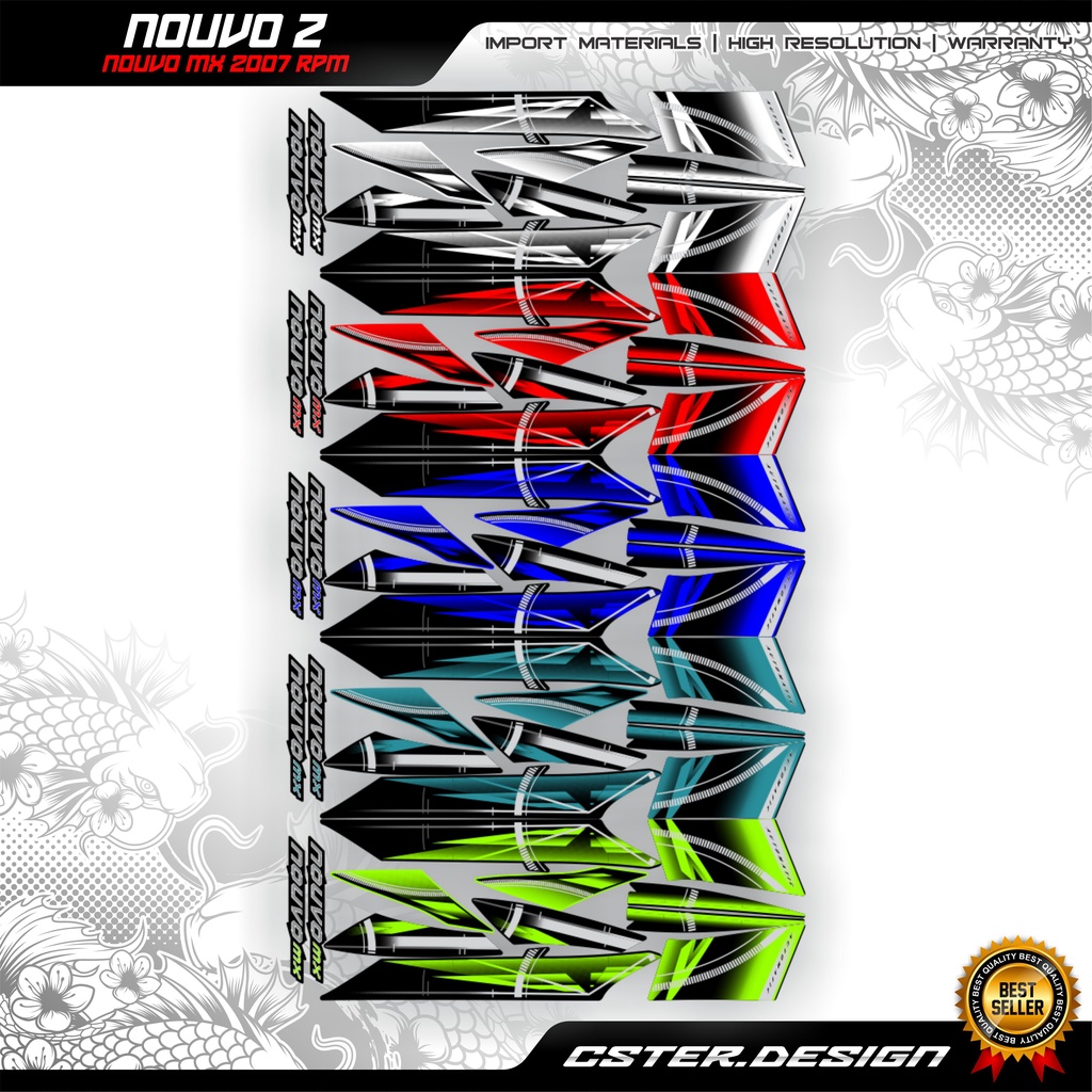 Striping nouvo RPM nouvo mx nouvo z