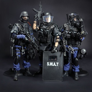 พร้อมส่ง โมเดลตุ๊กตาทหารตํารวจ 1/6 SWAT แฮนด์เมด สําหรับผู้ใหญ่