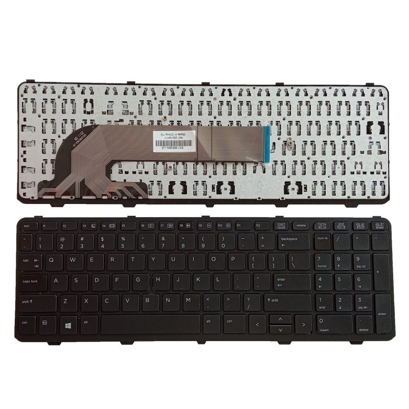 ใหม่สําหรับ HP PROBOOK 450 G0 450 G1 455 G1 470 G0 470 G1 คีย์บอร์ด US กรอบสีดํา