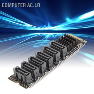 อะแดปเตอร์การ์ดขยาย Ac.Lr M.2 เป็น Sata3.0 6Gbps ความเร็วสูง Asm1166 Pcie Sata พร้อมตัวบ่งชี้อัจฉริยะ