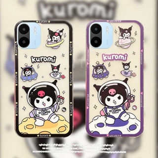 พร้อมส่ง เคสโทรศัพท์มือถือแบบนิ่ม ใส กันกระแทก ลายการ์ตูนคุโรมิน่ารัก สําหรับ Redmi A1 2022 A1+ 2022 A1 RedmiA1+