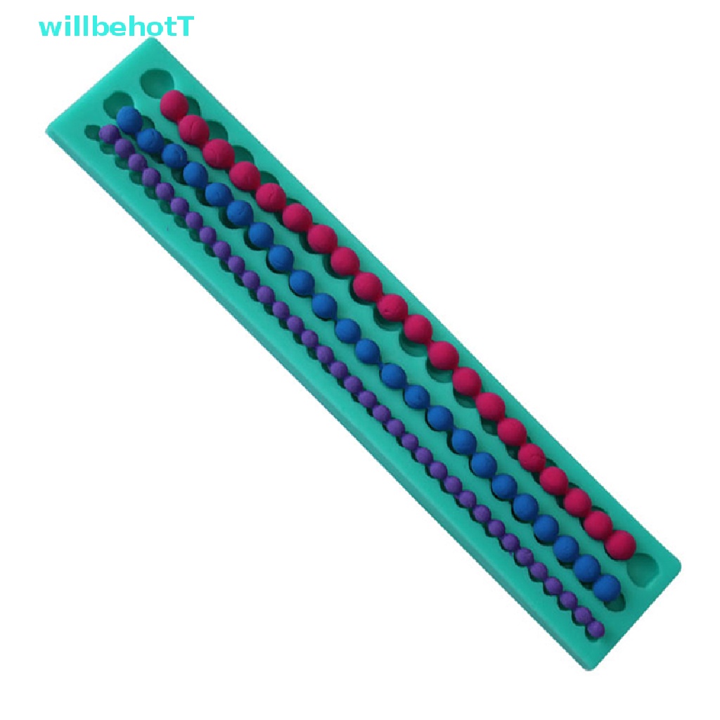 [WillbehotT] แม่พิมพ์ซิลิโคน รูปไข่มุก 3D สําหรับตกแต่งเค้ก ฟองดองท์ น้ําตาล DIY [ใหม่]