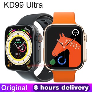 Kd99 Ultra Smart Watch 8 Ultra Smartwatch ผู้ชาย ผู้หญิง Series8 บลูทูธไร้สาย คุยได้ กันน้ํา ชาร์จหน้าจอ HD PK HW8 Ultra 8