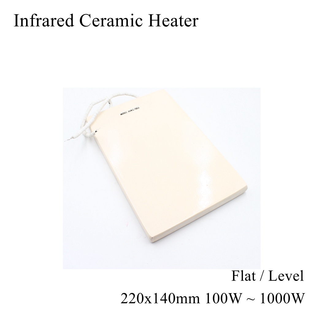 220x140mm 220V IR Infrared Ceramic Heater Air Heating Flat Level Plate Brick Board Top Bottom BGA Rework Station Solderi