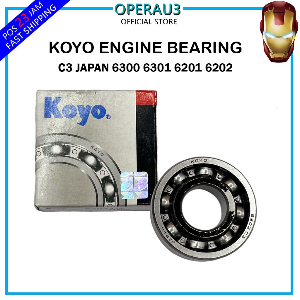 KOYO ENGINE ENJIN BEARING C3 JAPAN 6300 6301 6201 6202 KOYO JAPAN