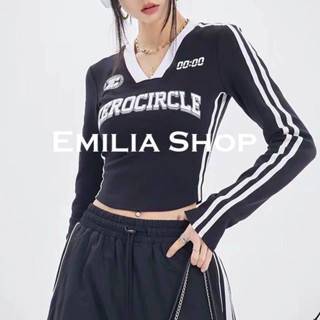 EMILIA SHOP  เสื้อยืด เสื้อครอป เสื้อผ้าแฟชั่นผู้หญิง สไตล์เกาหลี 2023 ใหม่  ทันสมัย High quality Stylish สวยงาม ES220288 36Z230909