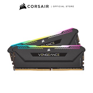 CORSAIR RAM VENGEANCE RGB PRO SL 16GB (2x8GB) DDR4 DRAM 3600MHz C18 Memory Kit – Black