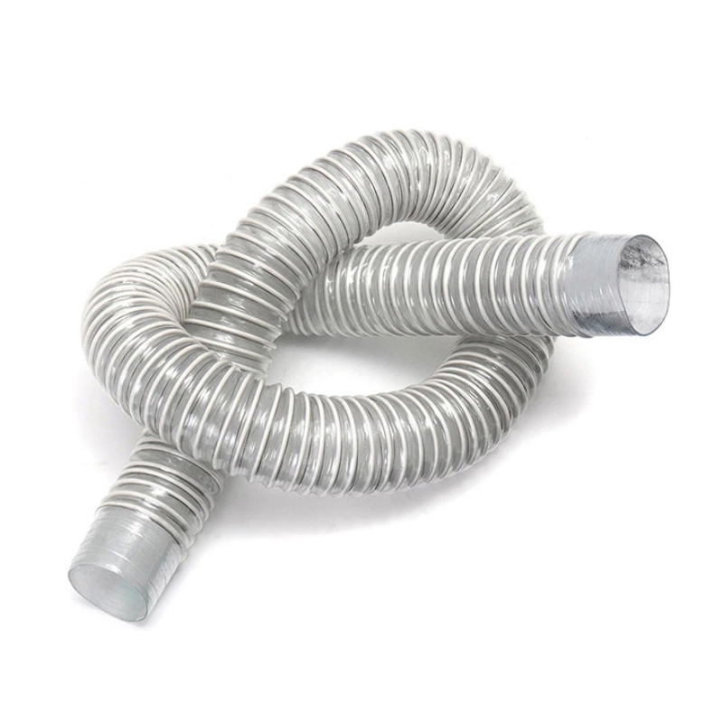 Vacuum Cleaner Hose Inner Diameter 50mm Bellows PVC Industrial Dust Collect Pipe Woodworking Engraving Machine Dust Remo