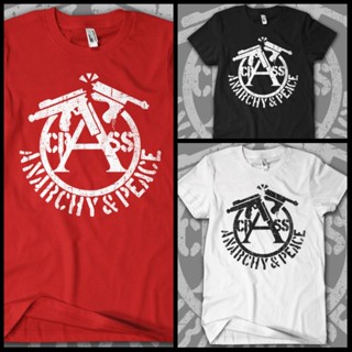 เสื้อยืด ลาย Crass ANARCHY &amp; PEACE