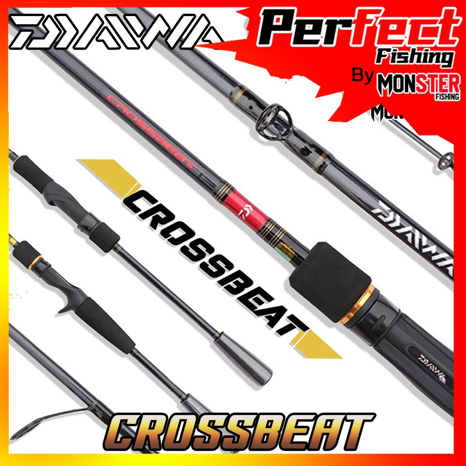 คันเบ็ดตกปลา DAIWA รุ่น CROSSBEAT ขนาด 6.2/6.4/6.6 ฟุต (มีทั้งคันสปิ้นและเบท)