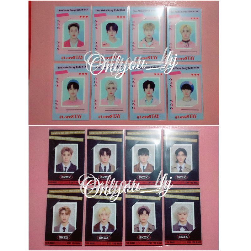 !!️Clearance Stray Kids 1ST LoveSTAY SCZ-X ID Picture 2nd Fanmeet Chocolate Factory ID Pict Photo
