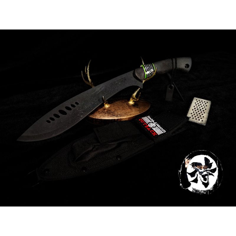 มีดพกพา​ งานเลียนแบบ​ S&W เหล็ก​ 5cr13mov​