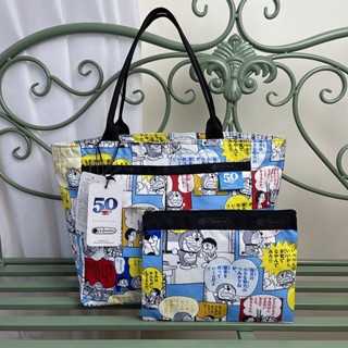 Lesportsac กระเป๋าสะพายไหล่ พิมพ์ลายการ์ตูน น้ําหนักเบา 7470