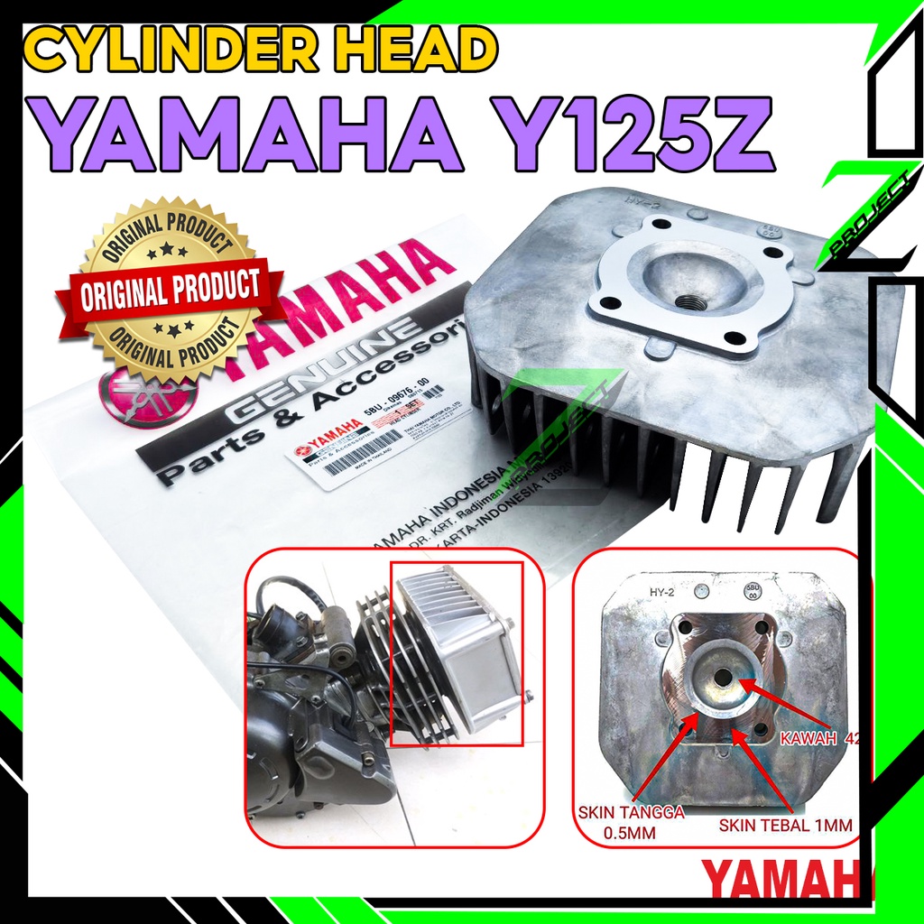 Yamaha Y125 / Y125Z / Y125ZR / 125Z / 125ZR ฝาสูบ Standard [ Yamaha ]