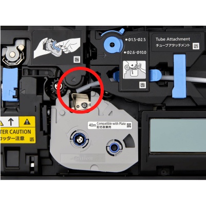 ตลับหมึก RC-TU150B CANON ของแท้ MK3000 MK5000 เครื่องพิมพ์ปลอกสายไฟ มาร์คสายไฟ ผ้าหมึก ออกบิลแวทได้