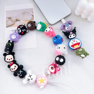 ✅พร้อมส่ง✅ Cable bite ตัวกันสายชาร์จหัก ถนอมสายชาร์จ ลายการ์ตูน ลายขนมน่ารัก ราคาถูก cable protector