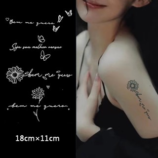 【COCO Magic tattoo】สติกเกอร์รอยสักชั่วคราว กึ่งถาวร กันน้ํา ติดทนนาน 15 วัน 18 ซม.*11 ซม.