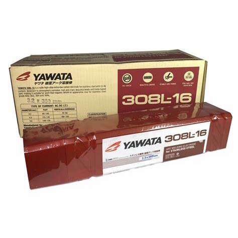 YAWATA ลวดเชื่อมไฟฟ้าสำหรับงานเชื่อมสแตนเลส แบ่งขายเป็นชุด YAWATA 308L-16 5เส้น/ชุด กับ 10เส้น/ชุด