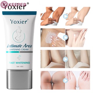 Yoxier Intimate Area Whitening Cream Brighten Repair รักแร้ข้อศอกก้น Moisturizing Nourish Nicotinamide Body Skin Care 40G 【Keeper】