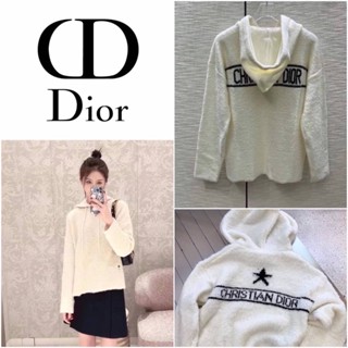 เสื้อสเวตเตอร์ไหมพรมแขนยาว Christian Dior