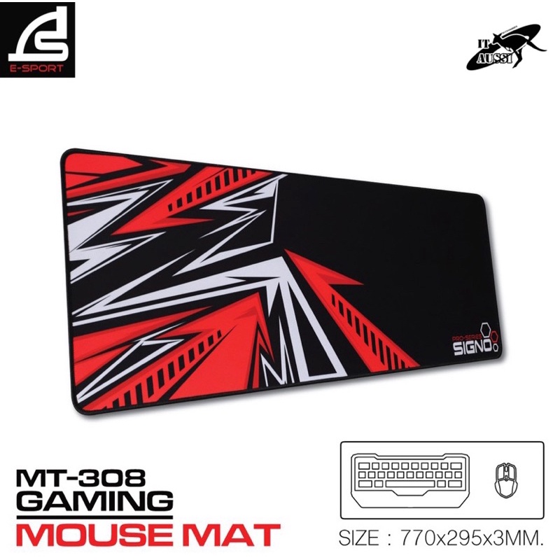 SIGNO Gaming Mouse Mat รุ่น MT-308 (Speed Edition)