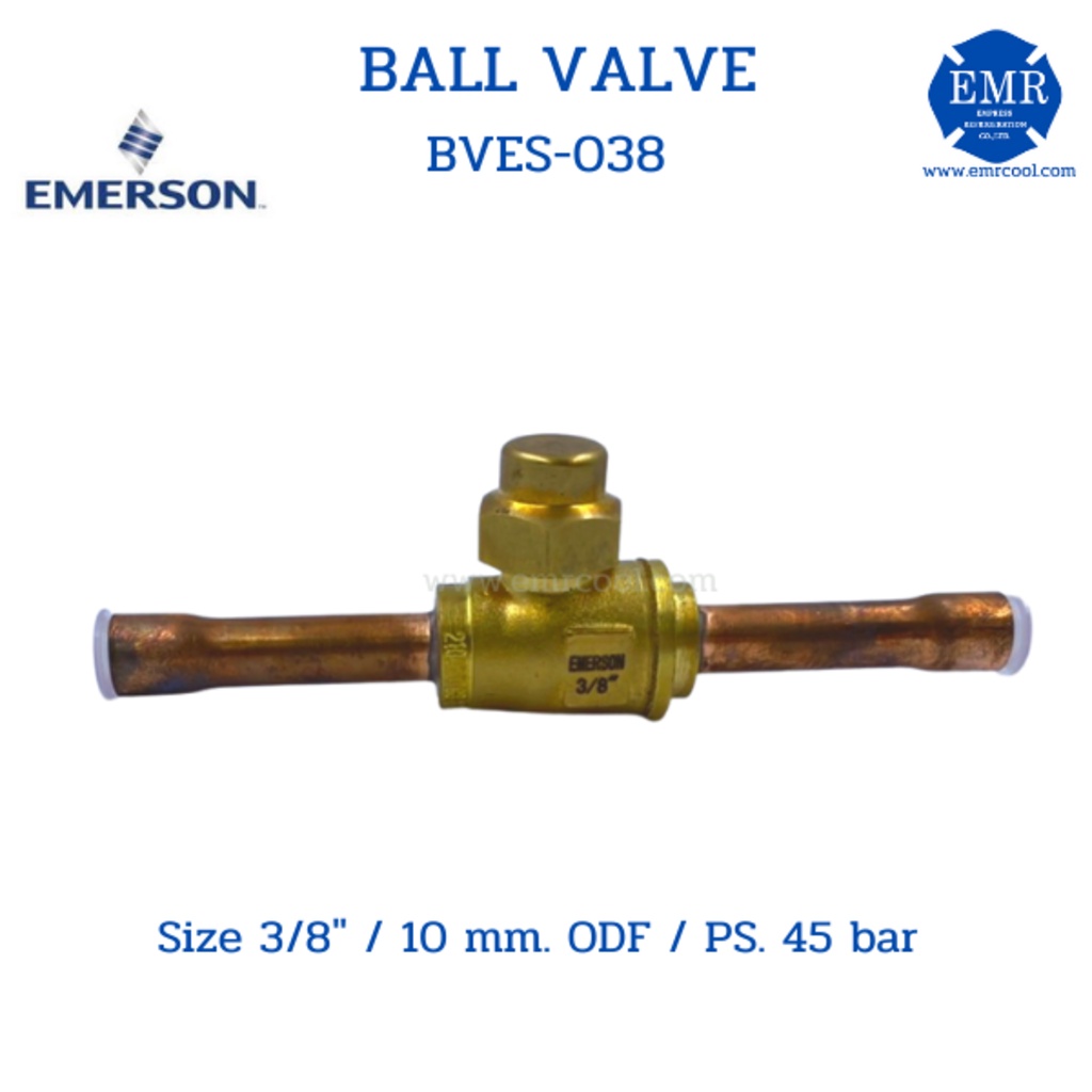 EMERSON (อิเมอร์สัน) บอลวาวล์ BALL VALVE BVES-038
