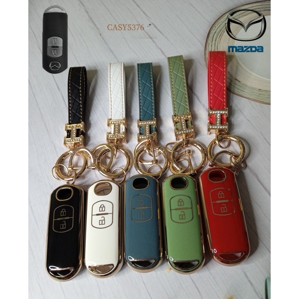 เคสกุญแจรีโมทรถยนต์ ป้องกัน ระดับไฮเอนด์ สําหรับ Mazda 3 Ankesaila CX5 21 CX4 2021 เคสกุญแจรถยนต์ ma