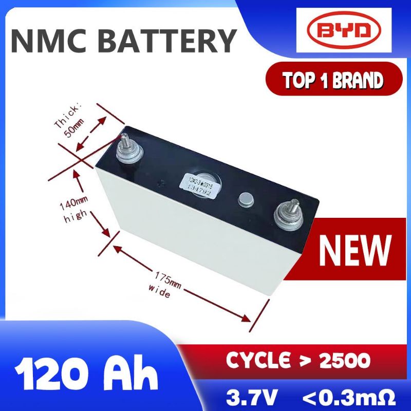 BYD battery NMC 3.7v 120Ah (มือ 1)