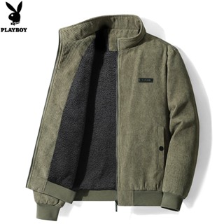 PLAYBOY Cotton Jacket Mens Winter Coat Padded Jacket