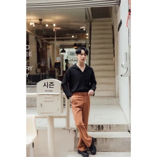 KN Pants กางเกงสแล็ค ทรงกระบอก ชุดเข้าเซ็ทสูท (รหัส : KN210)
