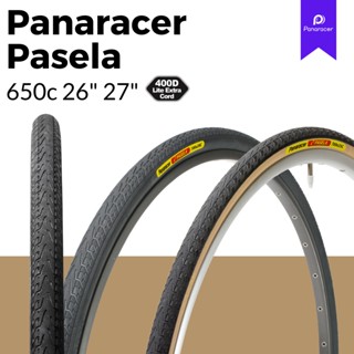 ยางนอกคลาสสิคตัวยอดนิยม PASELA จาก PANARACER สีดำแก้มแก้ว สีดำล้วน ดอกยางสวย ขับขี่ในเมืองนุ่มนิ่ม