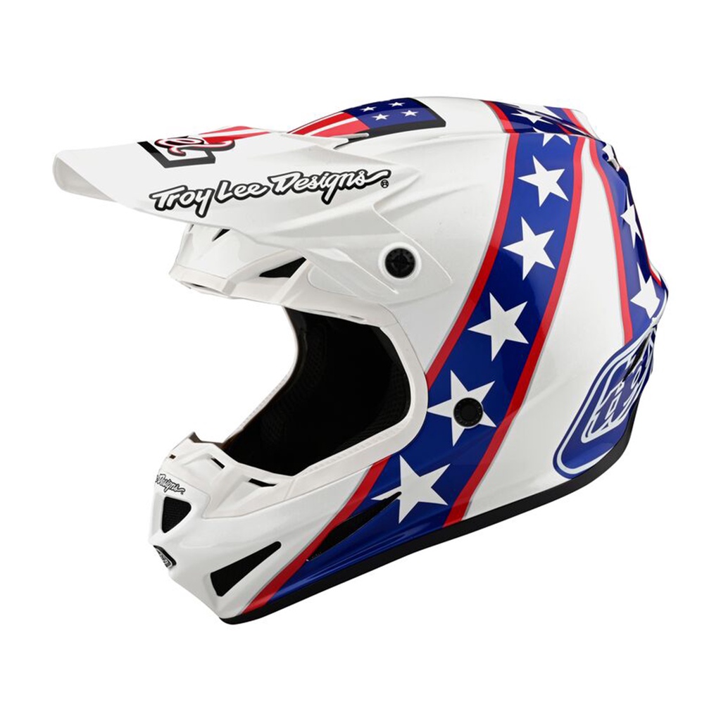 หมวกกันน็อค Troy Lee Designs SE4 Composite Evel Knievel Helmet