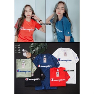 เสื้อวันพีช 🔥พร้อมส่ง🔥เสื้อยืดแช้มเปี้ยน เสื้อแช้มเปี้ยน Champion เสื้อยืดงานปัก ป้ายห้อย ผ้าคอตตอน💯