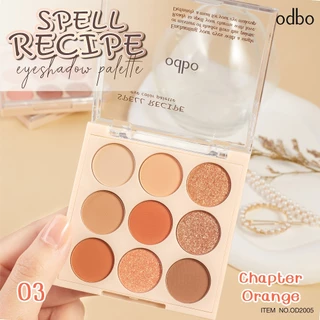 ODBO SPELL RECIPE EYE COLOR PALETTE OD2005 อายแชโดว์สเปลล์