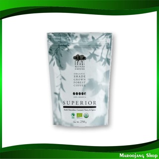 ซูพีเรียร์เบลนด์ เมล็ดกาแฟออร์แกนิกอาราบิก้าคั่ว 250 กรัม มีวนา Mivana Superior Blend Organic Arabica Roasted Coffee Bea