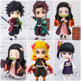 Figuarts mini Demon Slayer ฟิกกุอาทส์ มินิ ทันจิโร่ เนซึโกะ คามาโดะ กิยู ดาบพิฆาตอสูร Kimetsu no Yaiba ฟิกเกอร์แท้ โมเดล