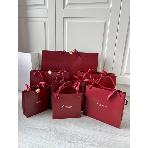 พร้อมส่ง✅ถุงกระดาษคาร์เทียร์ Cartier ของแท้ 100%