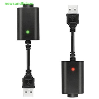 newsandlichao 3Pcs Durable 510 Thread USB Smart Charger Adapter Converter with Indicator Light Nice