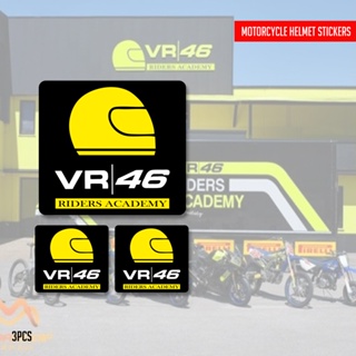 สติกเกอร์ติดหมวกกันน็อครถจักรยานยนต์ Riders Academy VR46