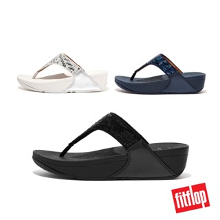 [ลิขสิทธิ์แท้] FITFLOP Womens SURFA Sequined Toe-Post Sandals รองเท้าแตะ ฟิตฟลอป ผู้หญิง แท้ FL7