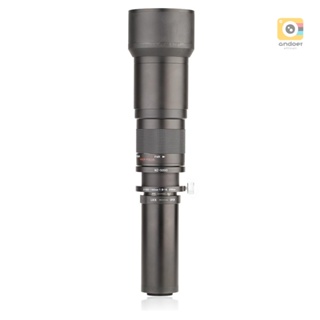 Kelda 650-1300mm F8.0-16 Ultra Telephoto Zoom Lens with T-Mount for   DSLR Camera